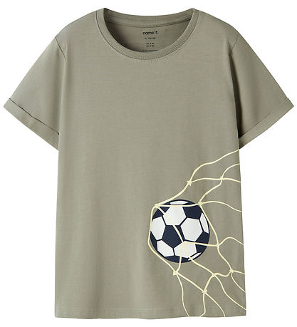 Name It T-shirt - NkmVux - Shadow/Football