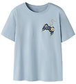 Name It T-shirt - NkmVictor - Blue Fog/Pizza Controller