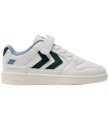 Hummel Sko - St Power Play JR - White/Green