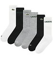 Lacoste Socks - 6-Pack - Crew - Black/White/Grey