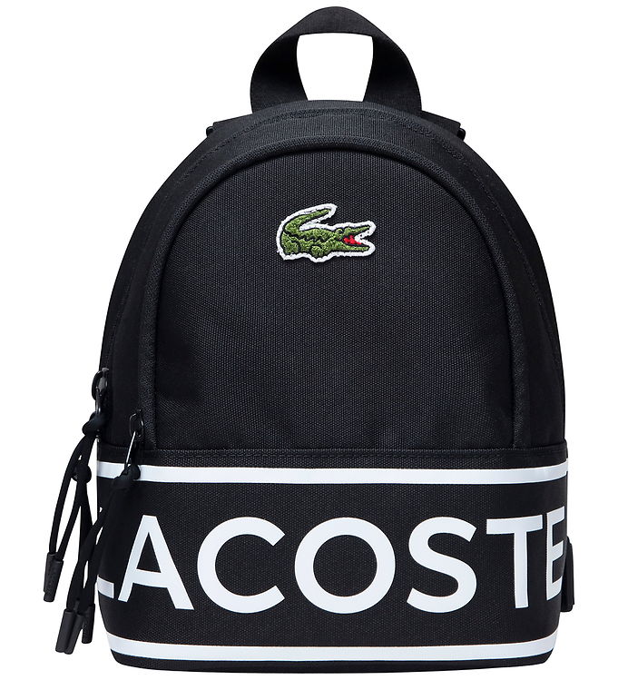 Lacoste Børnehavetaske - Sort m. Hvid