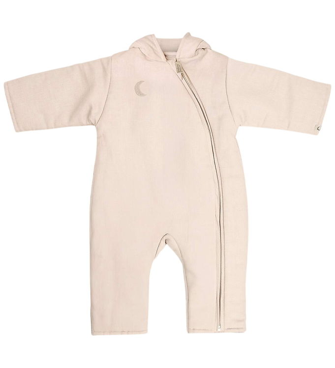 Køredragt til baby i bløde økologiske materialer med trykknapper