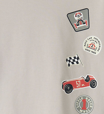 Name It Bluse - NmmVux - Chateau Gray/Badgets