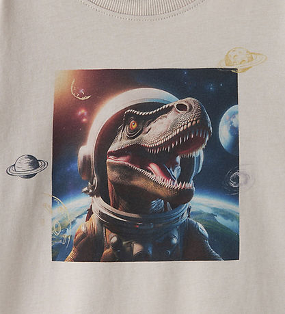 Name It Bluse - NmmVoto - Chateau Gray/Space Dino