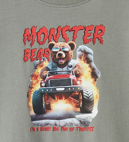 Name It Bluse - NmmVoto - Shadow/Monster Bear