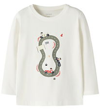 Name It Bluse - NmmVux - Cloud Dancer/Racing