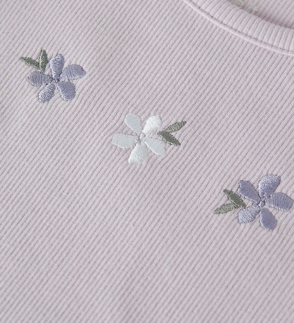 Name It Bluse - Rib - NmfDari - Lavender Fog