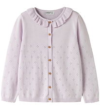 Name It Cardigan - Strik - NmfDiame - Lavender Fog