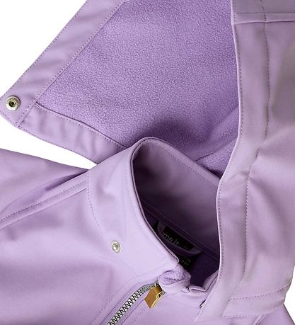 Name It Softshelldragt m. Fleece - NmfAlfa08 - Sunlit Allium