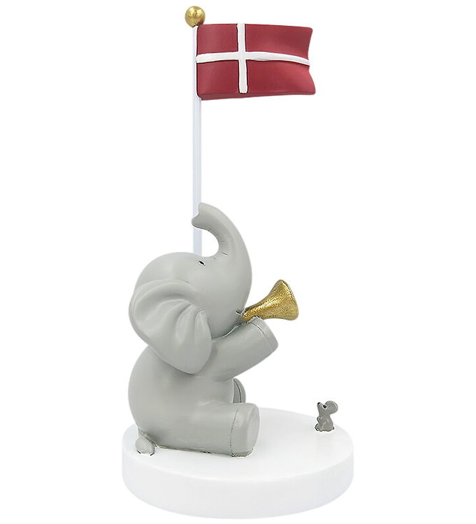 Kids by Friis Bordflag - 14,5 cm - Elefant m. Trompet Og Mus