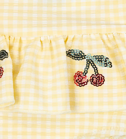 Konges Sløjd Badedragt - Etta -U40+ - Banana Almond Check