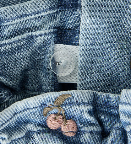 Lil' Atelier Jeans - Loose - NmfDena - Medium Blue Denim/Cherry