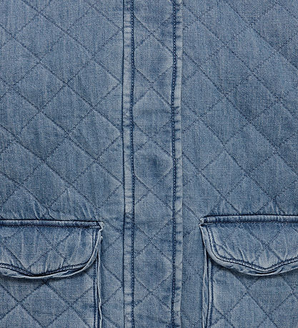 Kids Only Denimjakke - Quiltet - KogHallie - Light Blue Denim
