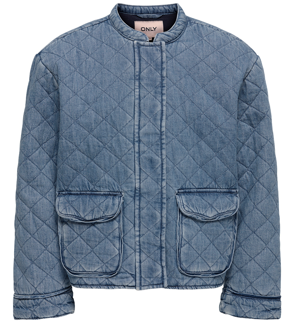 Kids Only Jeansjacke - gesteppt - KogHallie - Light Blue Denim - Kids Only - 13 Jahre (158) - Denimjacken