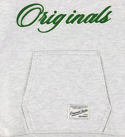 Jack & Jones Hættetrøje - JorNantucket - Bright White/Melange