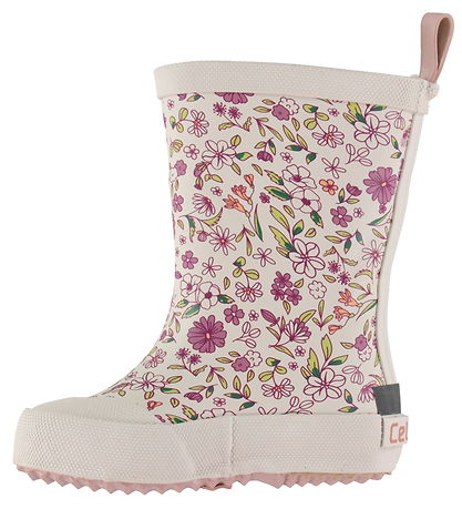 CeLaVi Gummistøvler - AOP - Misty Rose