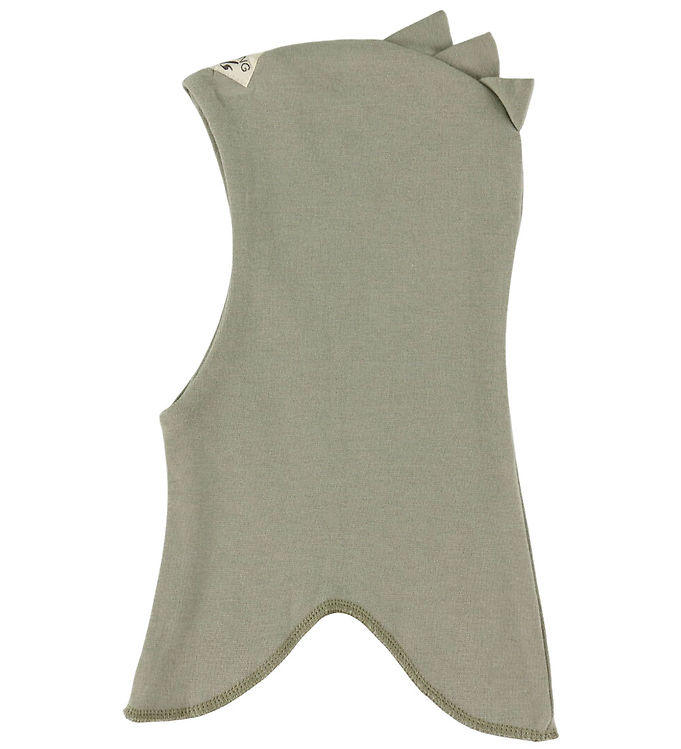 Racing Kids Elefanthue - 2-lags - Dusty Green m. Takker