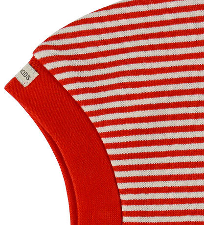 Racing Kids Elefanthue - 1-lags - Red/ Ivory m. Striber