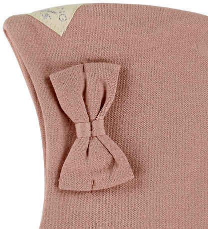 Racing Kids Elefanthue - 2-lags - Dusty Rose m. Sløjfe