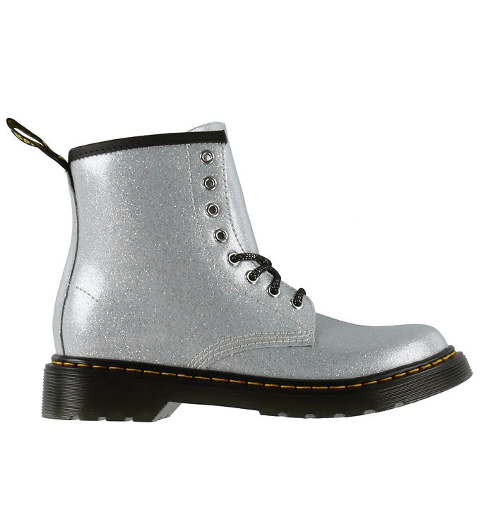 Dr. Martens Støvler - 1460 J - Nebula Glitter - Silver/Silver