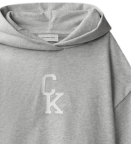 Calvin Klein Hættetrøje - Grey Heathermulti