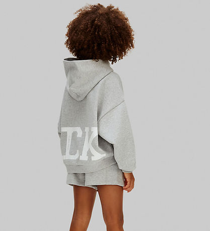 Calvin Klein Hættetrøje - Grey Heathermulti