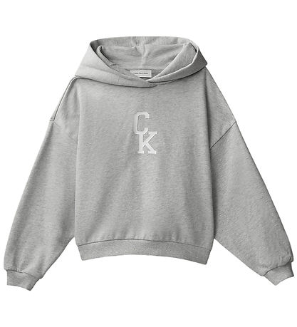 Calvin Klein Hættetrøje - Grey Heathermulti