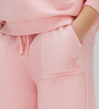 Calvin Klein Sweatpants - Wide Leg - Quartz Pink