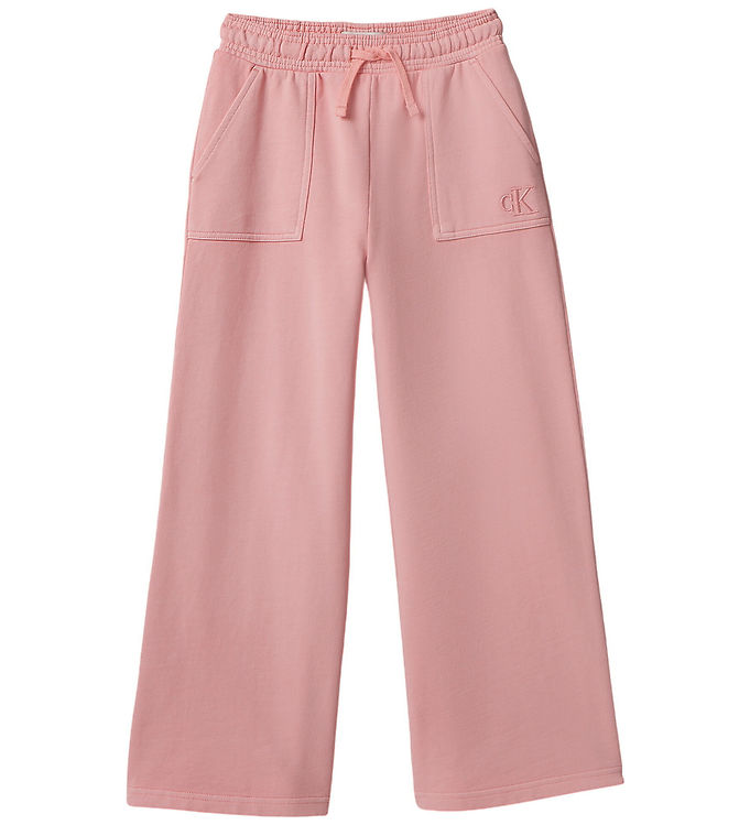 Calvin Klein Sweatpants - Wide Leg - Quartz Pink