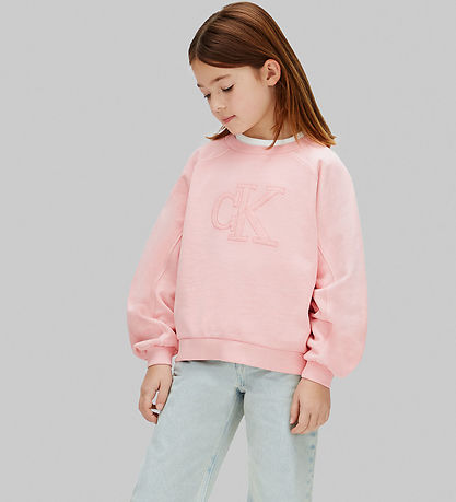 Calvin Klein Sweatshirt - Logo - Quartz Pink