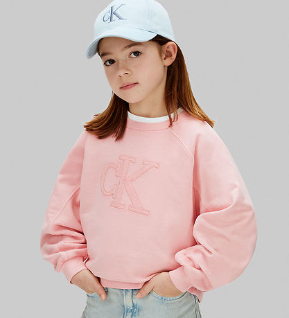 Calvin Klein Sweatshirt - Logo - Quartz Pink