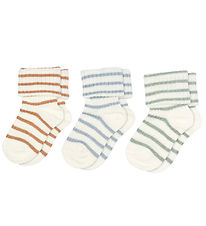 MP Socks - Viscose/Bamboo - 3-Pack - Rib - Kallie - Dusty Blue