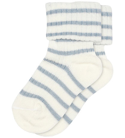 MP Strømper - Viskose/Bambus - 3-pak - Rib - Kallie - Dusty Blue