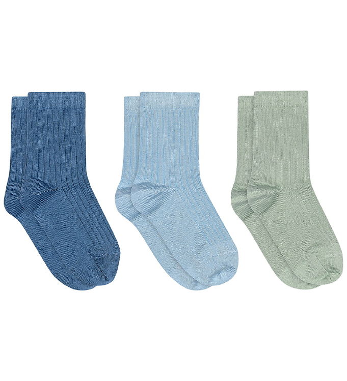 MP Strømper - 3-pak - Rib - High Tide