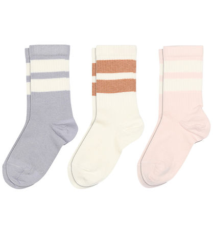 MP Socks - 3-Pack - Anchor - Cherry Blossom w. Stripes