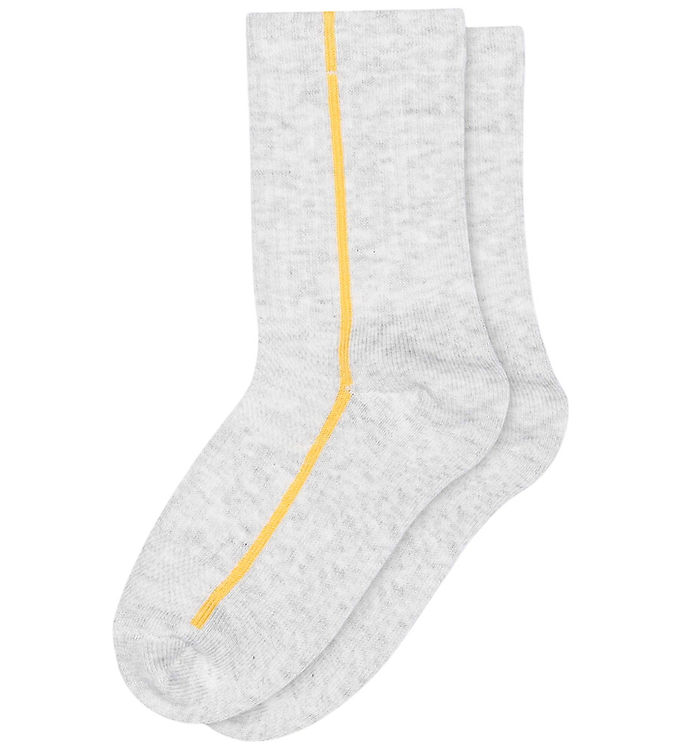 MP Strømper - Rib - Yuri - Pearl Grey Melange