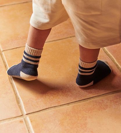 MP Strømper - Frotté - Anti-Slip - Norman - Navy