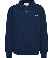 Hummel Polobluse - HmlJR - Dress Blues