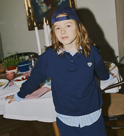 Hummel Polobluse - HmlJR - Dress Blues