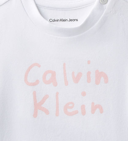 Calvin Klein T-shirt - CK Logo - Bright White