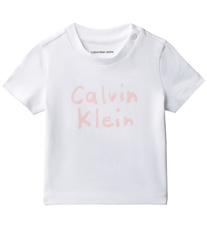 Calvin Klein T-shirt - CK Logo - Bright White