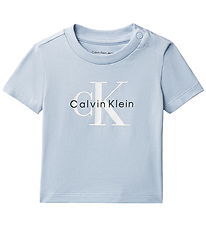Calvin Klein T-Shirt - CK Logo - Breezy Blue Multi