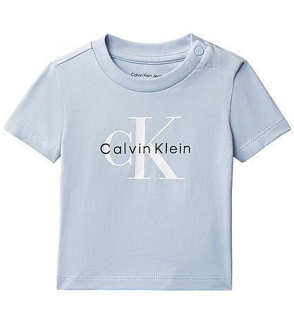 Calvin Klein T-shirt - CK Logo - Breeezy Blue Multi