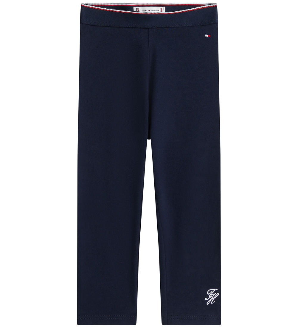 Tommy Hilfiger Leggings - Dark Nacht Navy Blue - Tommy Hilfiger - 68 - Leggings