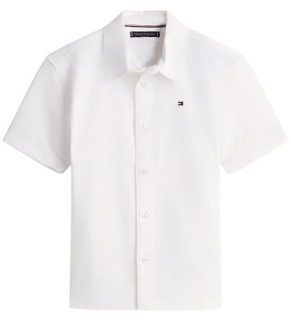 Tommy Hilfiger Skjorte k/æ - Stretch Oxford - Hvid