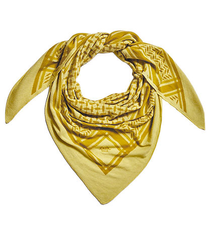 Lala Berlin Tørklæde - Triangle Trinity M - Limone