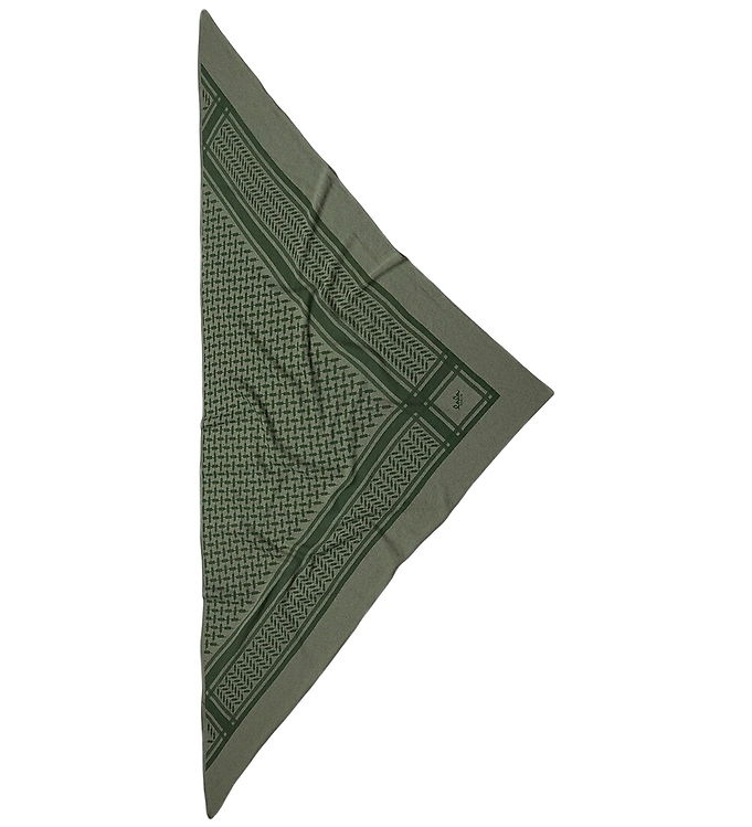 Lala Berlin Tørklæde - 162x85 - Triangle Trinity M - Moss