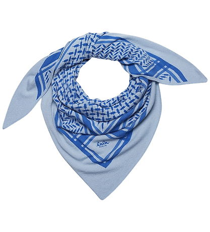 Lala Berlin Tørklæde - Triangle Trinity M - Atlantic