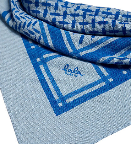 Lala Berlin Tørklæde - Triangle Trinity M - Atlantic