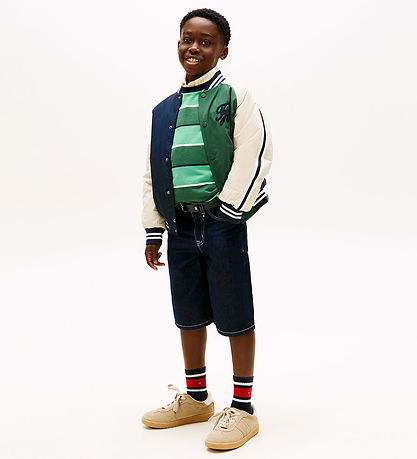 Tommy Hilfiger Shorts - Denim - Baggy - Rinse Denim